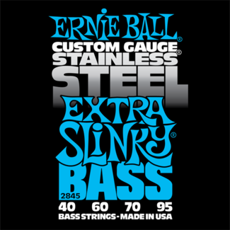 Ernie Ball Jeu De 4 Cordes Bass (4) 2845 Custom Gauge Stainless Steel Extra Slinky - Elektrische bassnaren - Variation 2
