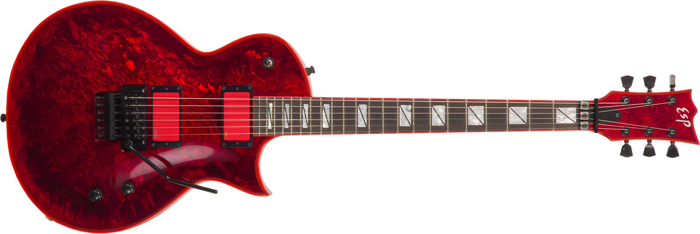 Esp Custom Shop Gary Holt Ec Jap Signature 2h Emg Fr Eb #e935022 - Liquid Metal Lava - Enkel gesneden elektrische gitaar - Main picture