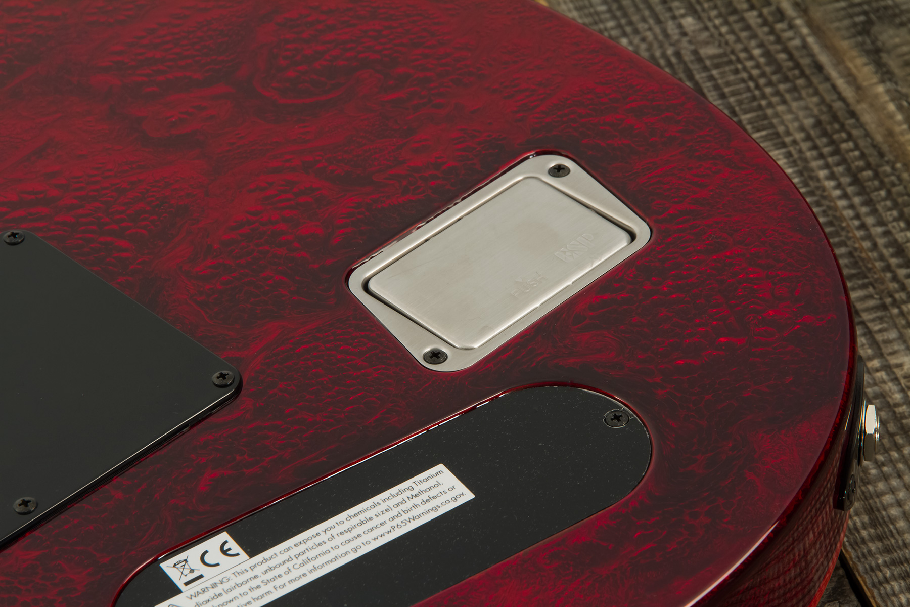 Esp Custom Shop Gary Holt Ec Jap Signature 2h Emg Fr Eb #e935022 - Liquid Metal Lava - Enkel gesneden elektrische gitaar - Variation 6