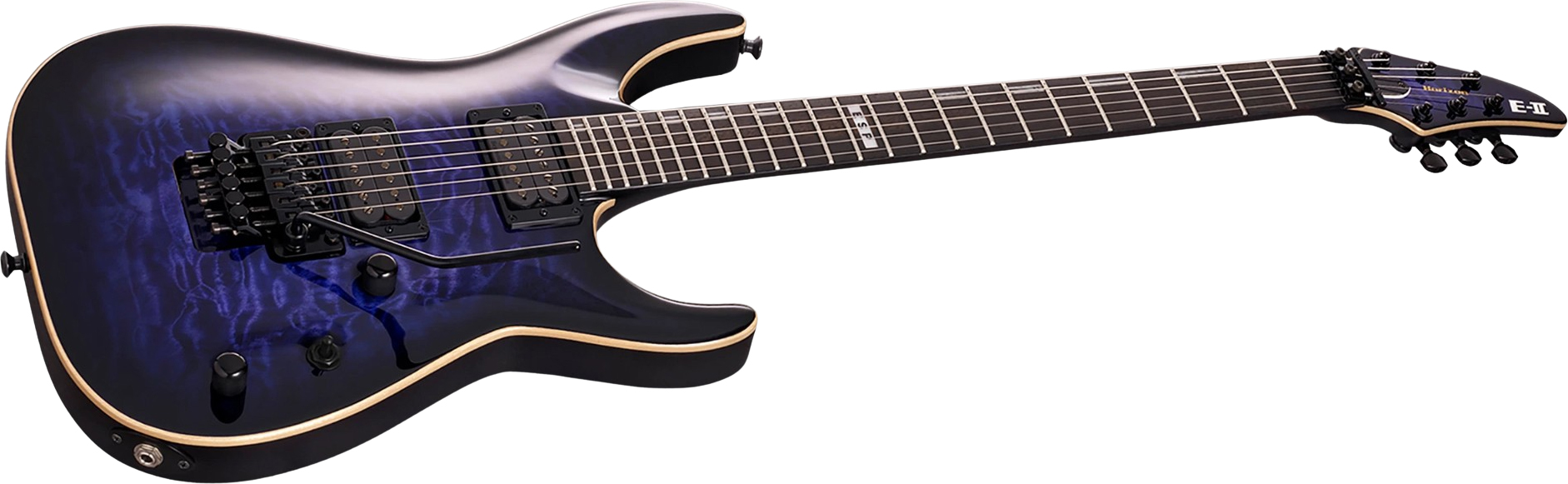 Esp E-ii Horizon Fr Jap 2h Seymour Duncan Eb - Reindeer Blue - Elektrische gitaar in Str-vorm - Variation 4