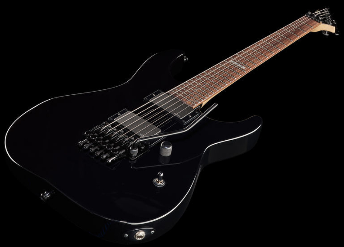 Esp E-ii M-ii Neck Thru Nt Hh Emg Fr Rw - Black - Elektrische gitaar in Str-vorm - Variation 2