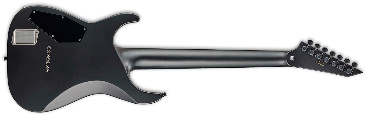 Esp Eii Horizon Nt7b Hipshot Jap 7c Baryton 2h Emg Eb - Black Satin - Bariton elektrische gitaar - Variation 2