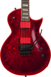 Enkel gesneden elektrische gitaar Esp Custom Shop Gary Holt EC (Japan) #E935022 - Liquid metal lava