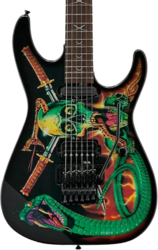 Metalen elektrische gitaar Esp Custom Shop George Lynch Skulls & Snakes (Japan) - Custom Graphic