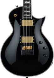 Enkel gesneden elektrische gitaar Esp E-II Eclipse Full Thickness EverTune (Japan) - gloss black