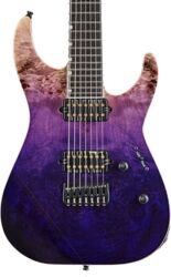 Metalen elektrische gitaar Esp E-II M-II 7 HT 7-String (Japan) - Purple Natural Fade