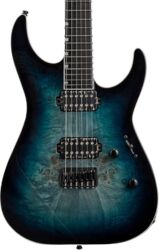 Metalen elektrische gitaar Esp E-II M-II HT (Japan) - Mercury Blue Burst