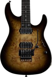 Metalen elektrische gitaar Esp E-II SN-II (Japan) - Nebula Black Burst