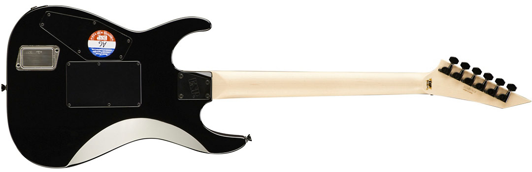 Esp Kirk Hammett Kh-2 Hh Emg Fr Rw - Black - Elektrische gitaar in Str-vorm - Variation 1