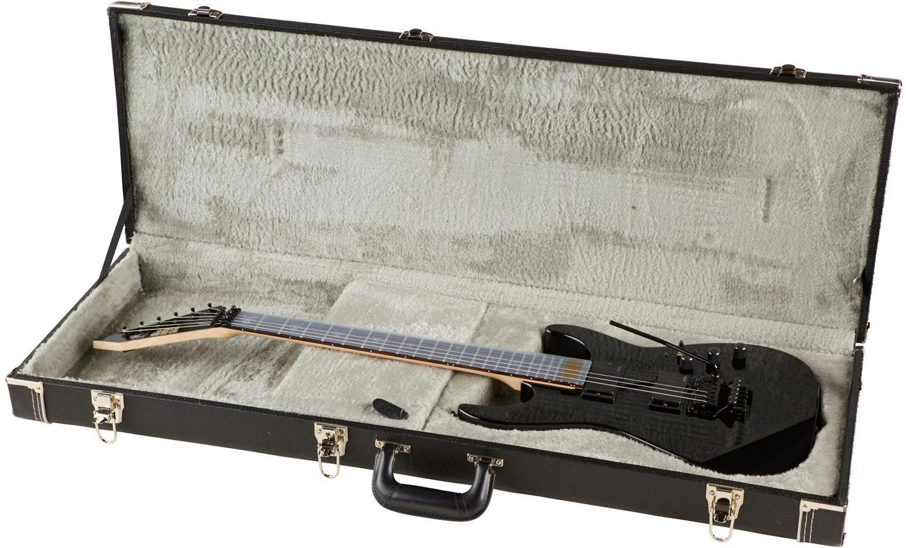 Esp Kirk Hammett Kh-2 Hh Emg Fr Rw - Black - Elektrische gitaar in Str-vorm - Variation 3