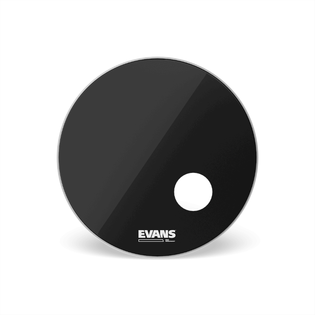 Evans Eq3 Resonant Smooth Black Bd22rb - 22 Pouces - Bassdrumvel - Main picture