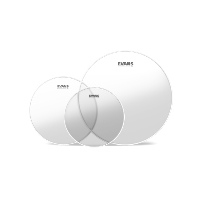 Evans Pack De Peaux Evans G2 Transparentes Pour Toms - Pack Peaux - Vellen set - Main picture
