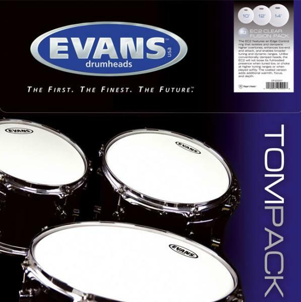 Evans Pack G1 Clear Fusion - Tpg1clrf - Pack Peaux - Tomvel - Main picture