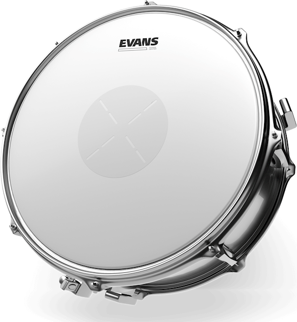 Evans Power Center Coated Drumhead B14g1d - 14 Pouces - Snarevel - Main picture
