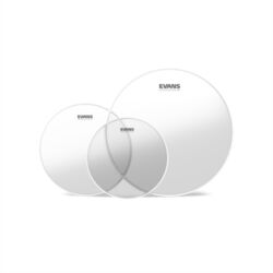Vellen set Evans Pack de peaux Evans G2 transparentes pour toms - Vellen set