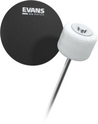 Muffle ring control Evans Patch EQ pour pédale de grosse caisse simple en nylon noir