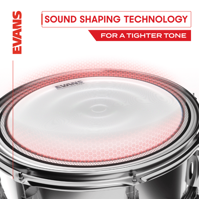 Evans Ec2s Clear Tom Batter - 16 Pouces - Tomvel - Variation 2