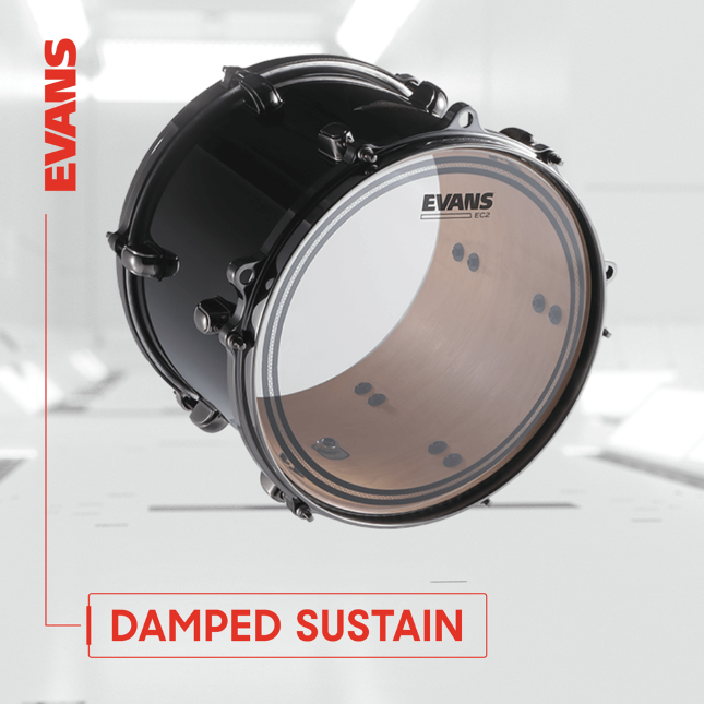 Evans Ec2s Clear Tom Batter - 12 Pouces - Tomvel - Variation 1