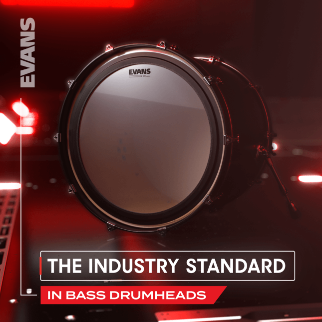 Evans Frappe 16'' Emad Transparente - 16 Pouces - Bassdrumvel - Variation 1