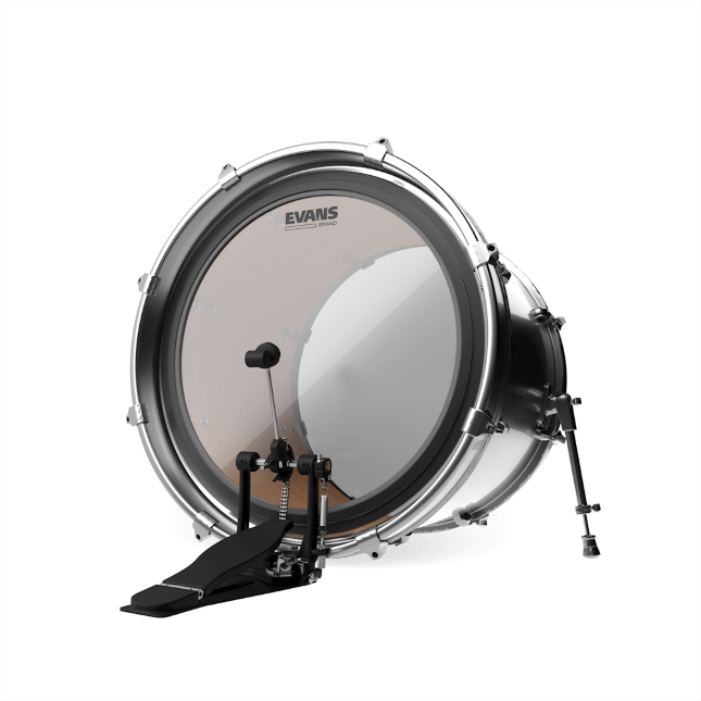 Evans Frappe 16'' Emad Transparente - 16 Pouces - Bassdrumvel - Variation 5