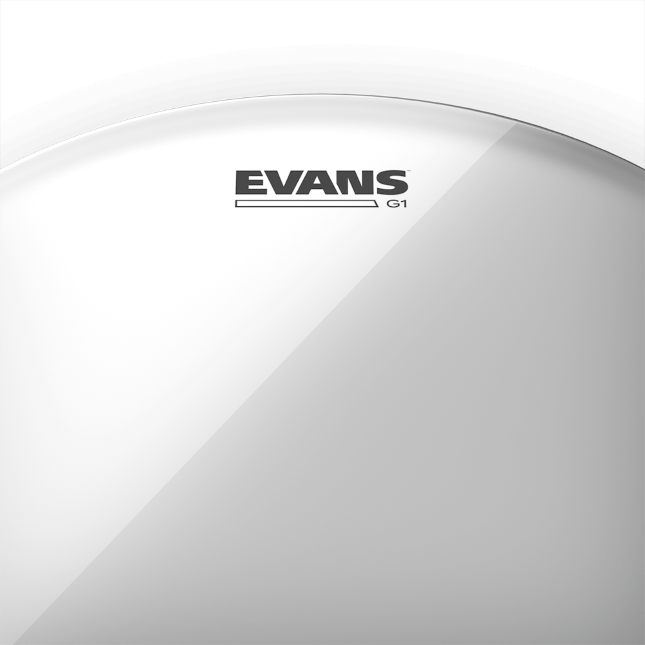 Evans Tt10g1   G1 Tom  Frappe Transparente 10 - 10 Pouces - Tomvel - Variation 1