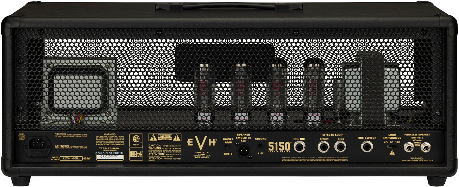 Evh 5150 Iconic El34 80w Head - Gitaarversterker top - Variation 2