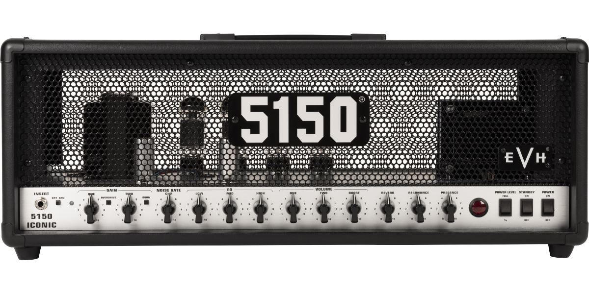 Evh 5150 Iconic Series Head 80w Black - Gitaarversterker top - Variation 1