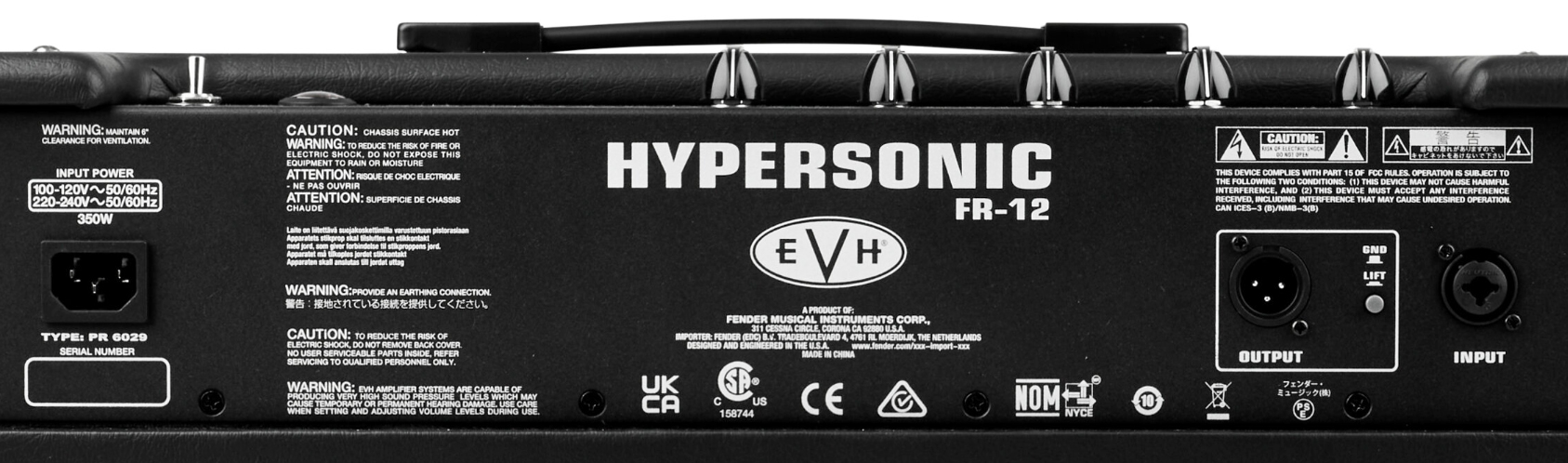 Evh 5150iii Hypersonic Fr12 1000w 1x12  Black - Elektrische gitaar speakerkast - Variation 4