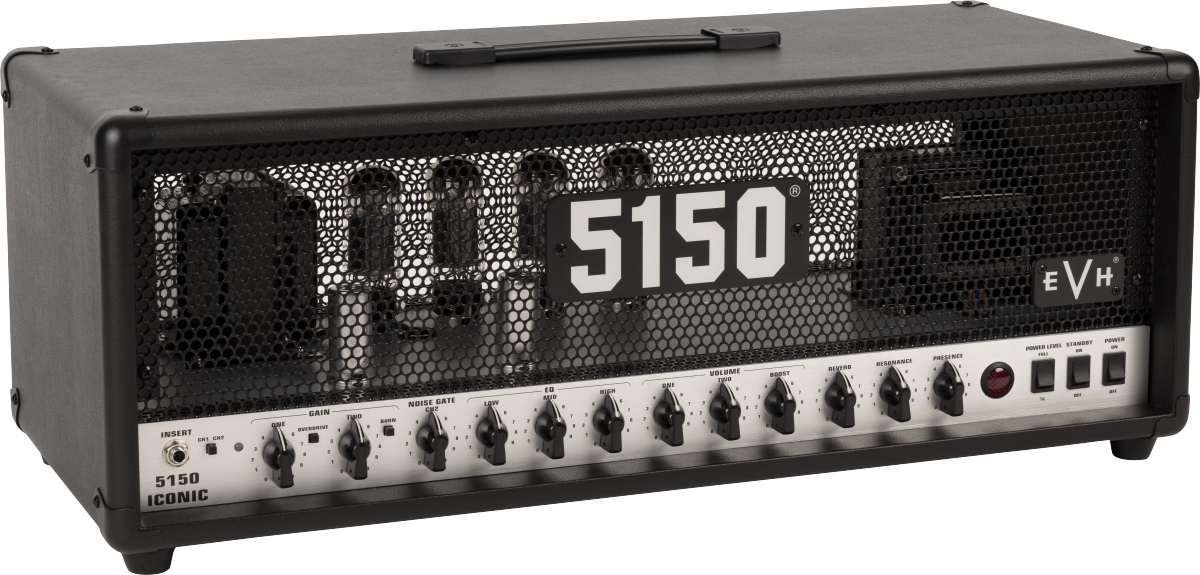 Evh 5150 Iconic Series Head 80w Black - Gitaarversterker top - Main picture