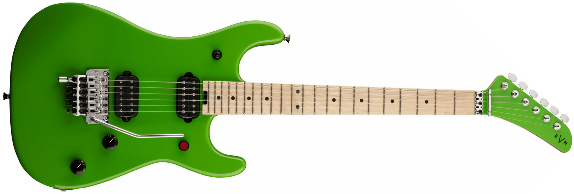 Evh 5150 Standard Mex 2h Fr Mn - Slime Green - Elektrische gitaar in Str-vorm - Main picture