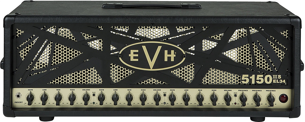 Evh 5150iiis 100w El34 Head Black & Gold - Gitaarversterker top - Main picture