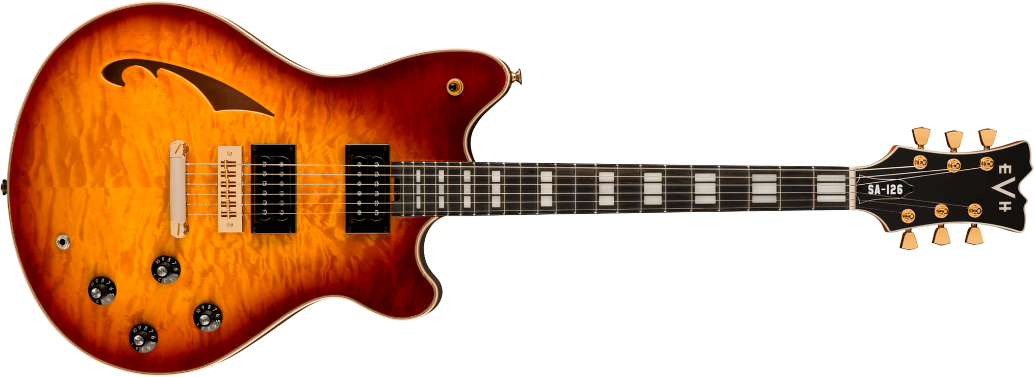 Evh Sa126 Special 2h Ht Eb - Tobacco Burst - Metal elektrische gitaar - Main picture