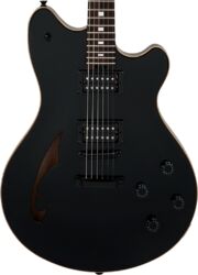 Semi hollow elektriche gitaar Evh                            SA-126 Standard - Piano black