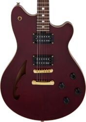 Semi hollow elektriche gitaar Evh                            SA-126 Standard - wine red