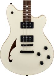 Semi hollow elektriche gitaar Evh                            SA-126 Standard - Satin vintage white