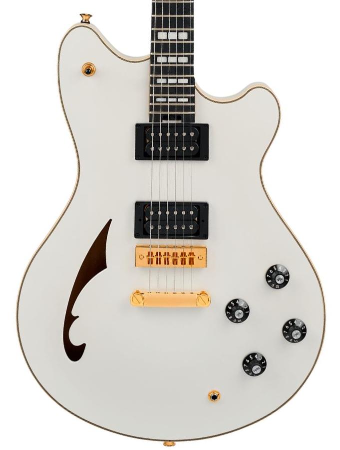 Semi hollow elektriche gitaar Evh SA-126 Special - Platinum pearl metallic