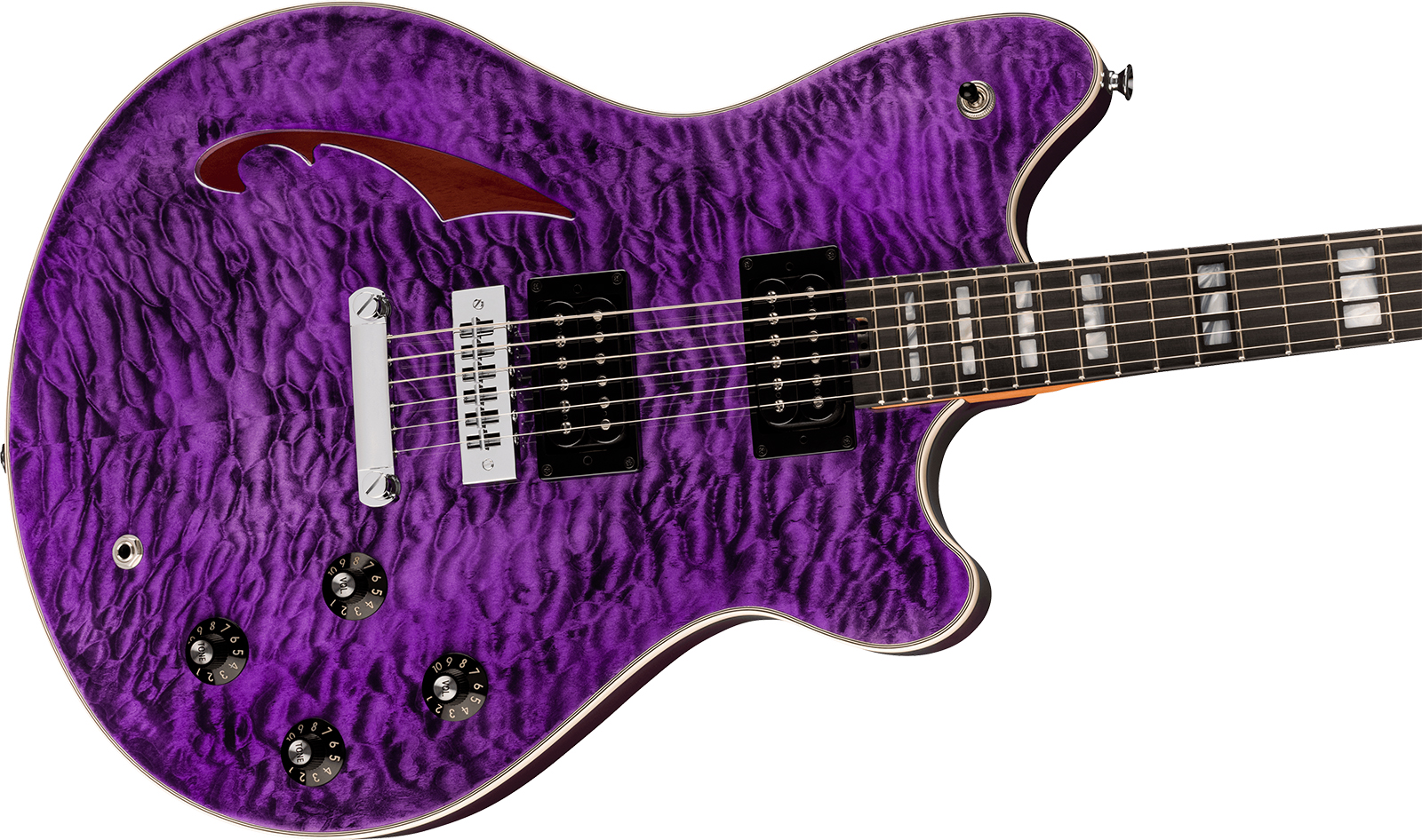 Evh Sa126 Special Qm 2h Ht Eb - Transparent Purple - Metal elektrische gitaar - Variation 2