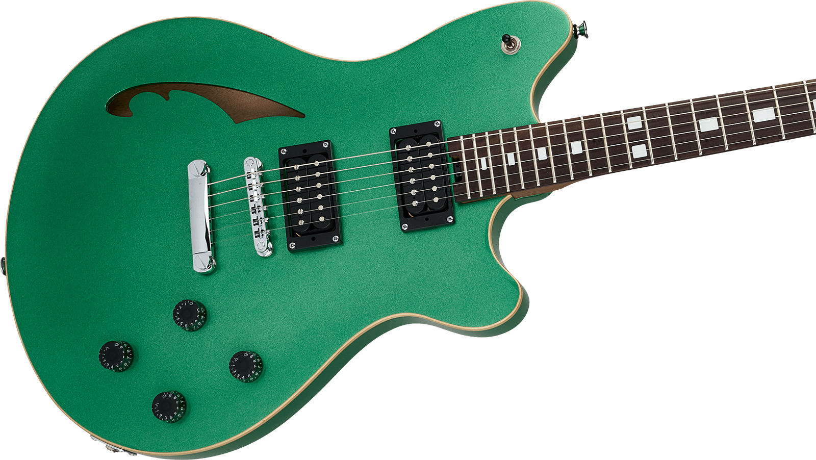 Evh Sa126 Standard 2h Ht Rw - Pelham Green - Semi hollow elektriche gitaar - Variation 2