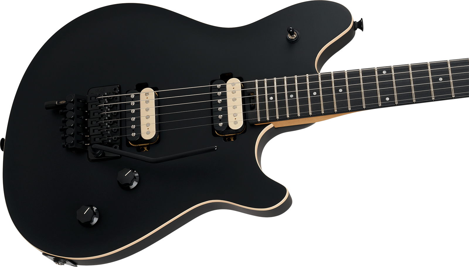 Evh Wolfgang Special Baked Maple Mex 2h Fr Eb - Stealth Black - Metal elektrische gitaar - Variation 2