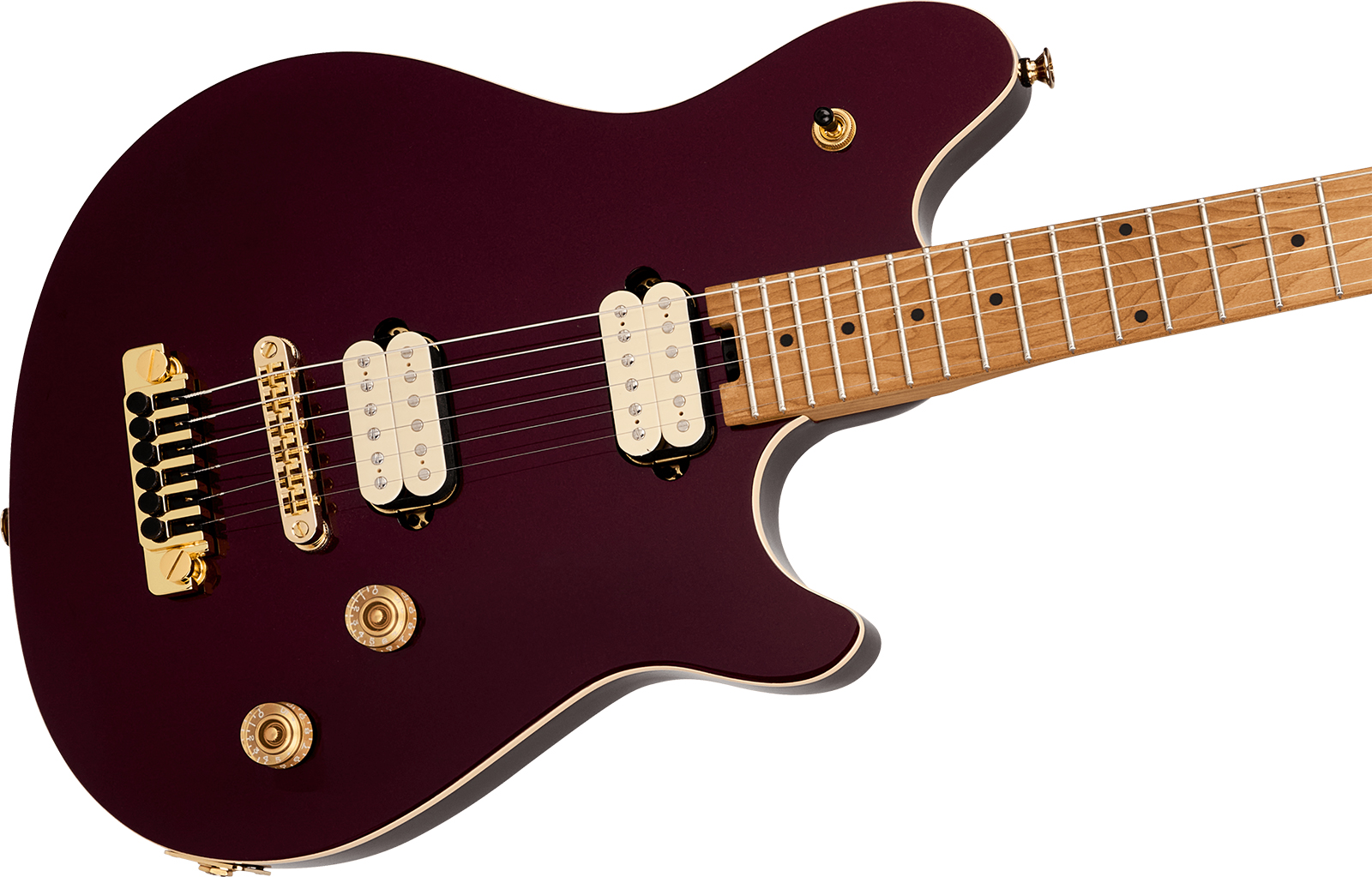 Evh Wolfgang Special Tom Mex 2h Ht Mn - Oxblood - Metalen elektrische gitaar - Variation 2