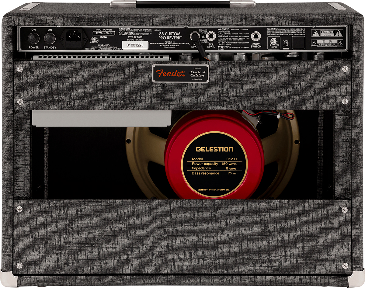 Fender 1968 Custom Pro Reverb Ltd Pewter 40w 6l6 1x12 - Combo voor elektrische gitaar - Variation 2