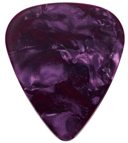 Fender 351 Shape Premium Celluloid Medium Picks Purple Moto - Plectrum - Variation 2