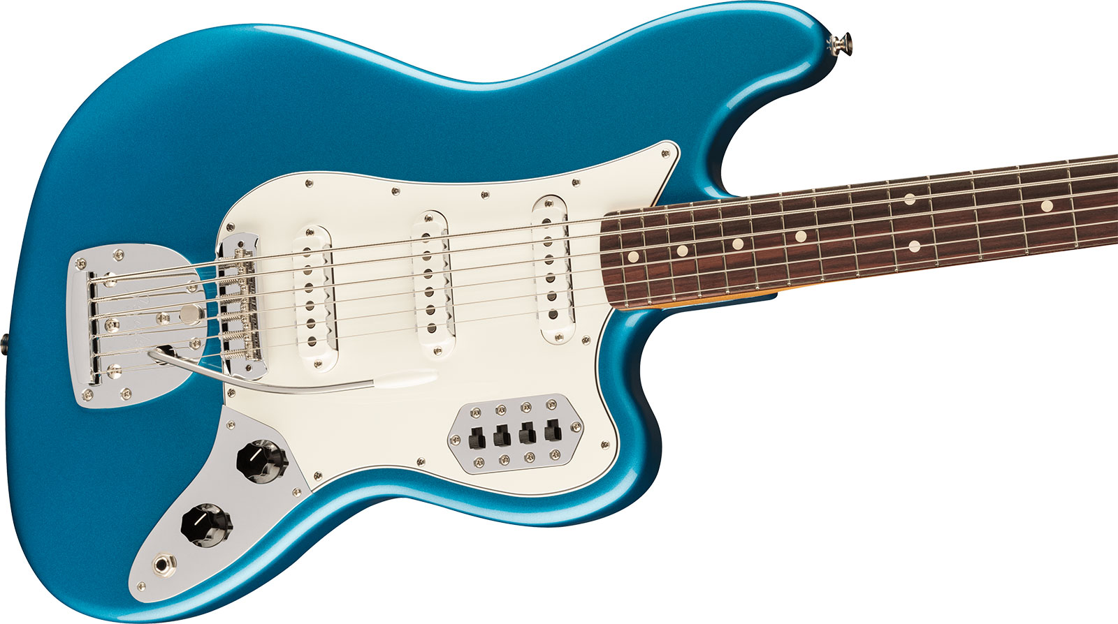 Fender 60s Bass Vi Vintera 2 3s Trem Rw - Lake Placid Blue - Bariton elektrische gitaar - Variation 2