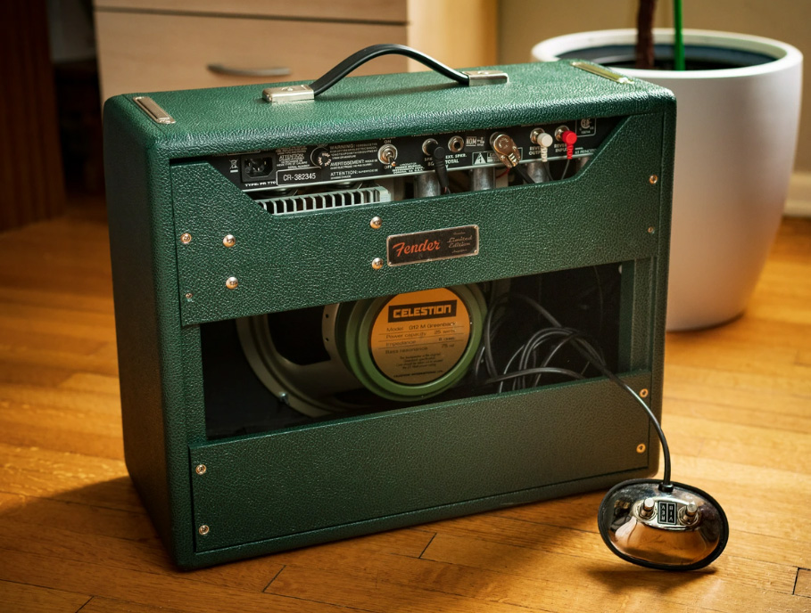 Fender 65 Princeton Reverb Ltd 15w 1x12 British Racing Green - Combo voor elektrische gitaar - Variation 2