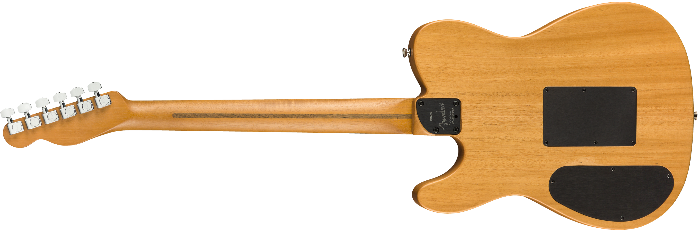 Fender Tele American Acoustasonic Usa Eb - Sonic Gray - Elektro-akoestische gitaar - Variation 1