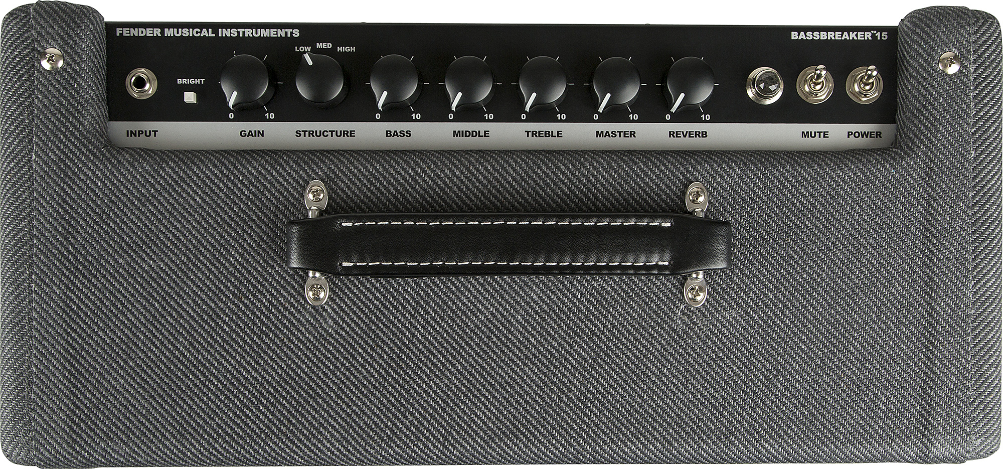 Fender Bassbreaker 15 Combo 15w 1x12 Gray Tweed - Combo voor elektrische gitaar - Variation 3
