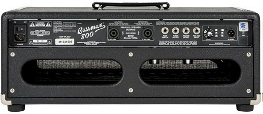 Fender Bassman 800 Head 800w 4-ohms Black/silver - Versterker top voor bas - Variation 1