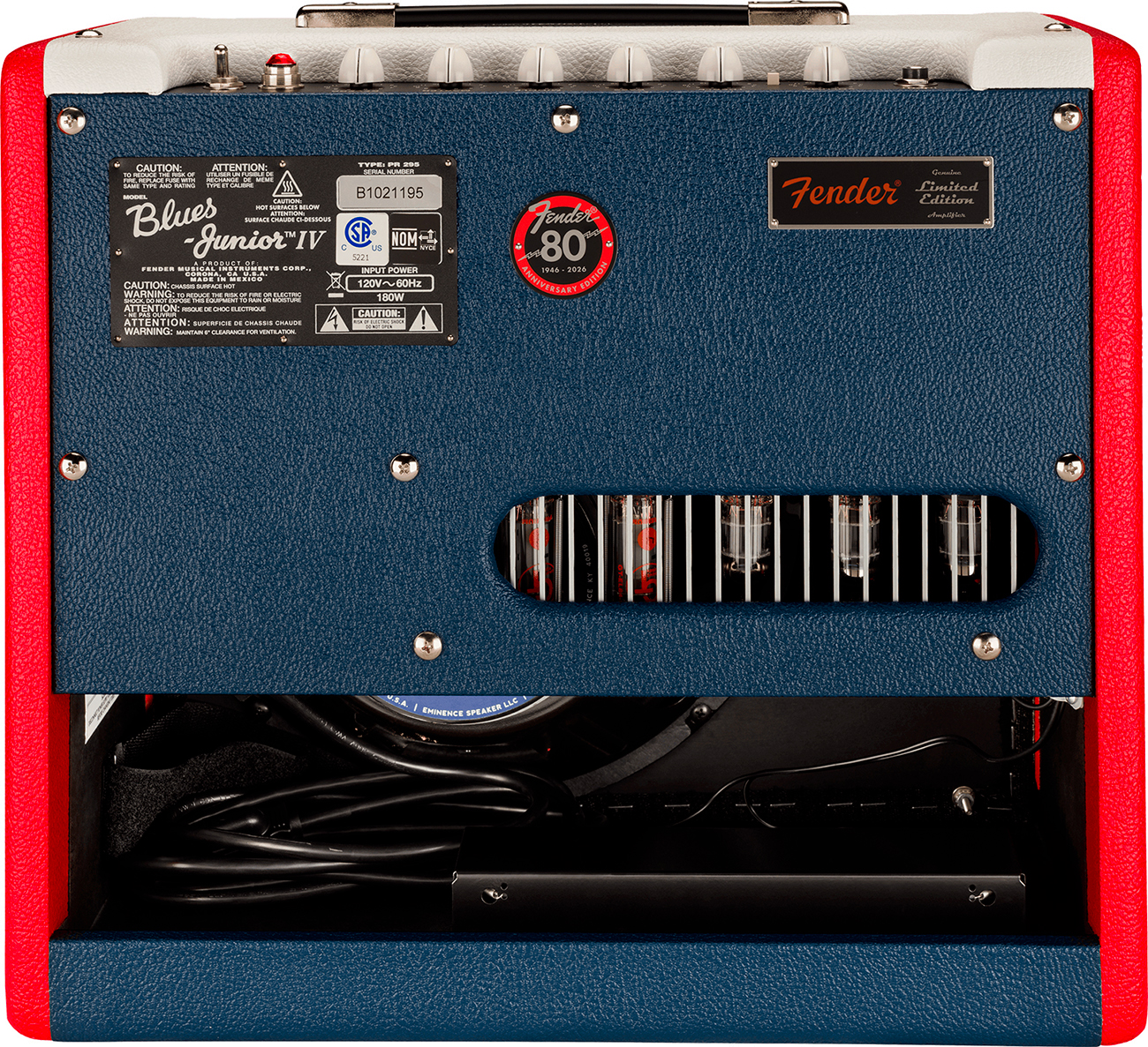 Fender Blues Junior Iv Fsr Ltd 15w 1x12 Eminence Cannabis Rex El84 Color Trio - Combo voor elektrische gitaar - Variation 2