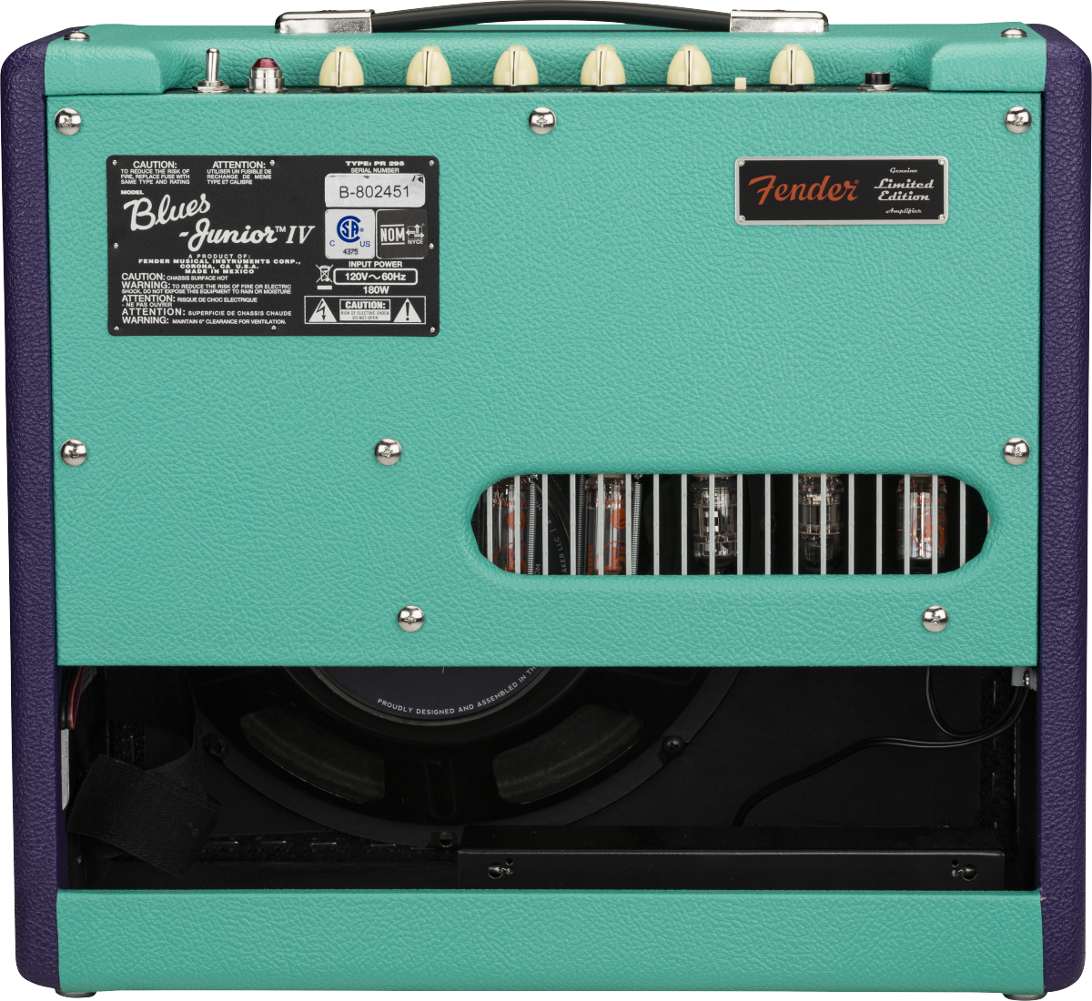 Fender Blues Junior Iv Fsr Ltd 15w 1x12 Jensen Cannabis Rex Purple Seafoam - Combo voor elektrische gitaar - Variation 1