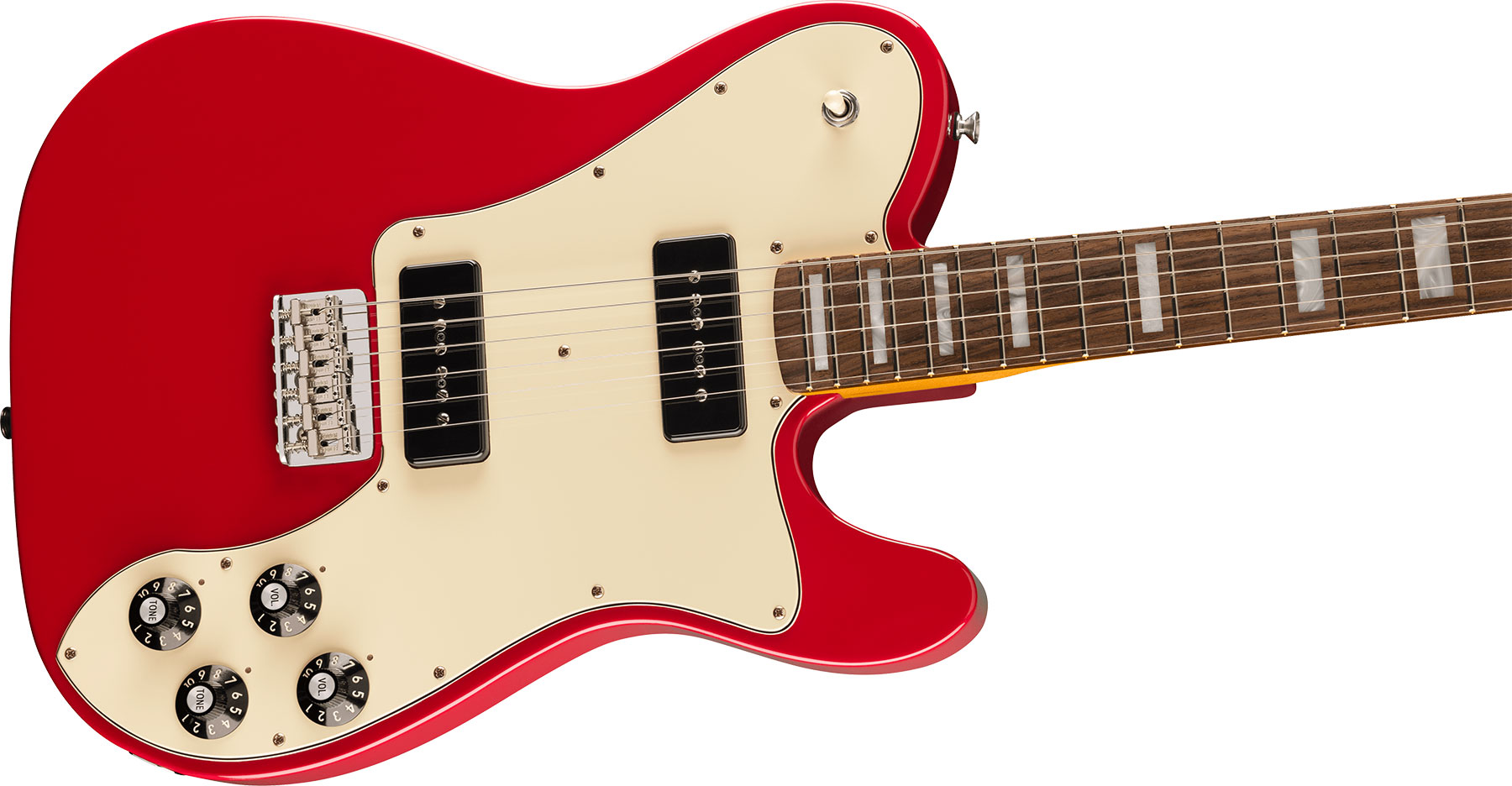 Fender Chris Shiflett Tele Cleaver Usa Signature 2s Ht Rw - Dakota Red - Kenmerkende elektrische gitaar - Variation 2